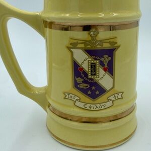 Vintage Tau Epsilon Phi Clarkson College Tankard Stein Mug Fraternity HH01